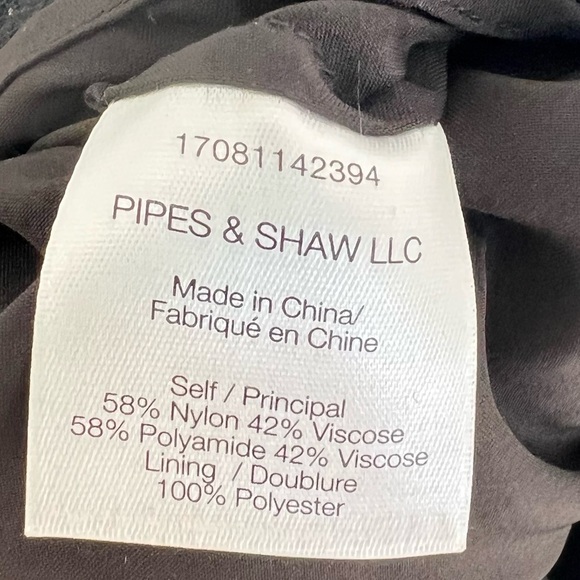 Veronica Beard Gynne Long Sleeve Pencil Dress Lace Black Blue Designer Women’s 4 - Picture 9 of 14